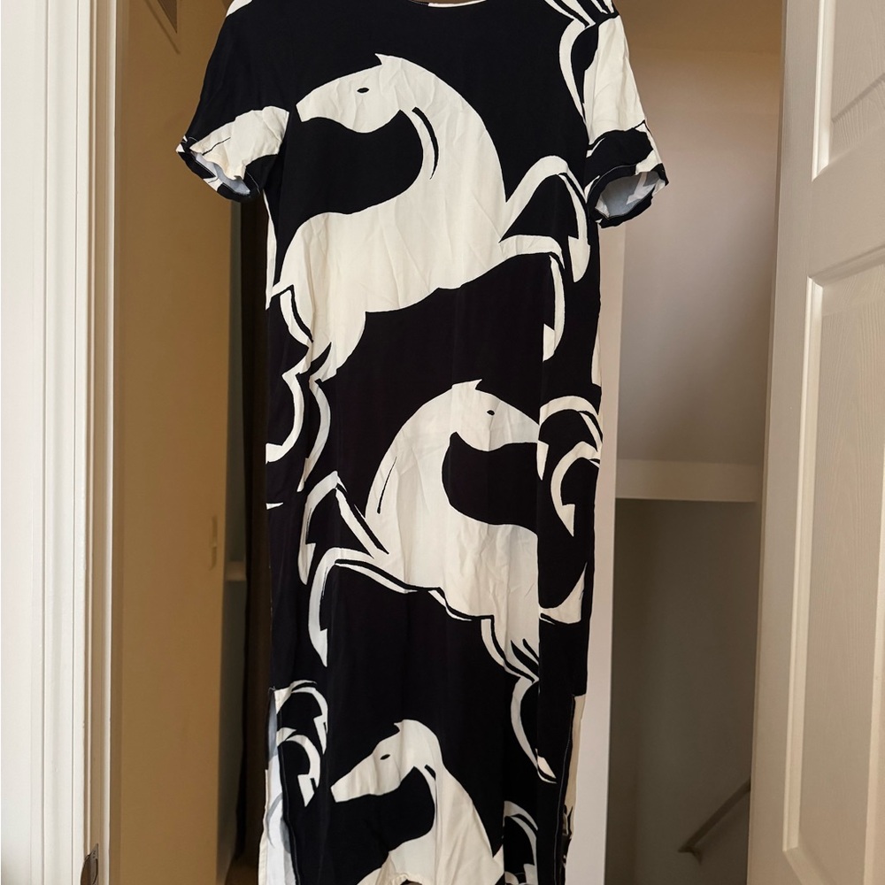 Corey Lynn Calter “Caballos” Horse Pattern Dress